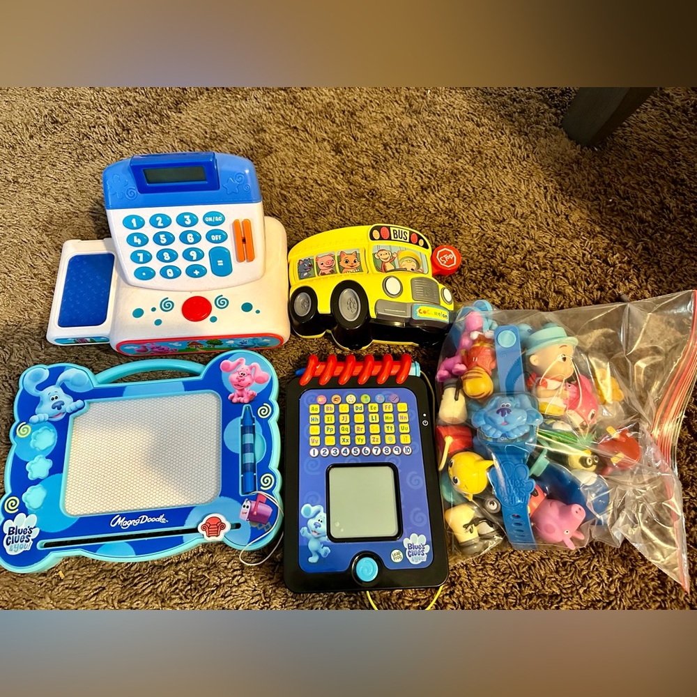 Blues clues and random toys